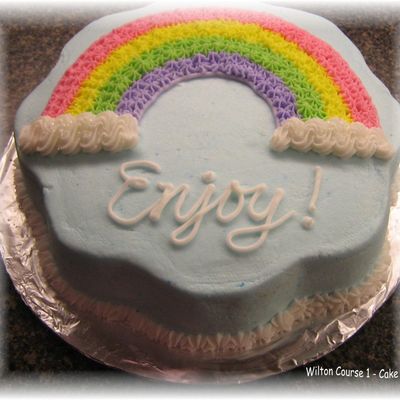 Wilton Course One - Cake One