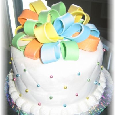 Bride And Groom Cutting Cake