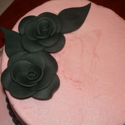 My First Fondant Roses!