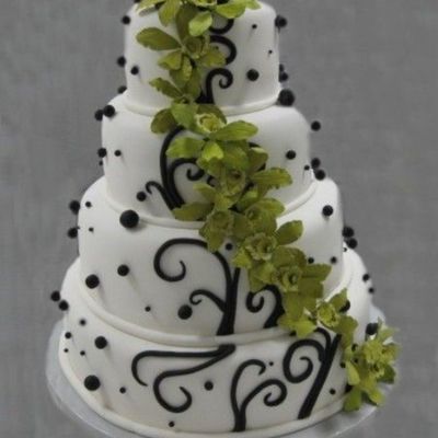 Pale Green Orchid Spray