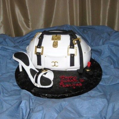 Chanel Purse With Matching High Heel