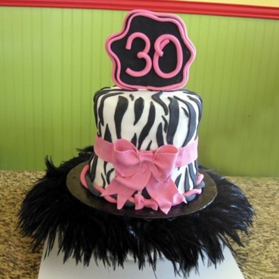 Hourglass Zebra Print