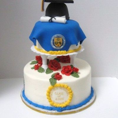 Graduation Two Tier Cake