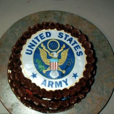 Army Groom's Cake