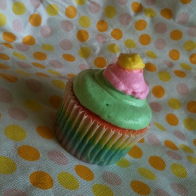 Rainbow Cupcake
