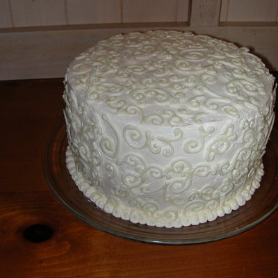 White Chocolate Scroll Cake