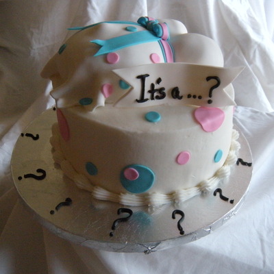 Gender Reveal Cake