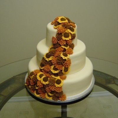 Fall Wedding Cake