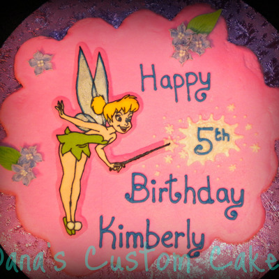 Tinkerbell Cupcake Cake