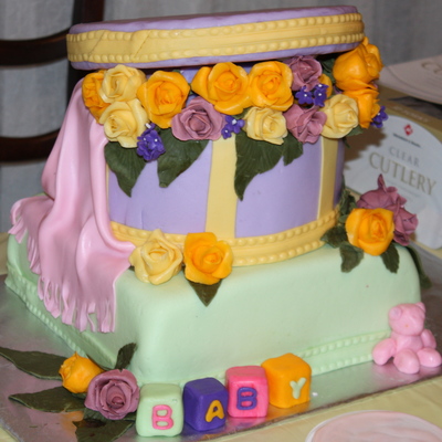 Hatbox Cake