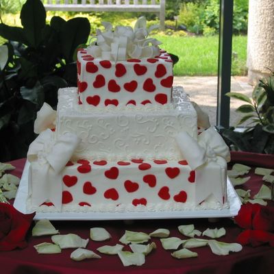 Bows, Fondant Hearts