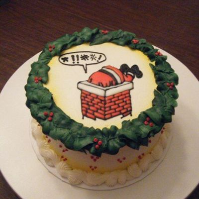 Santa Stuck In Chimney