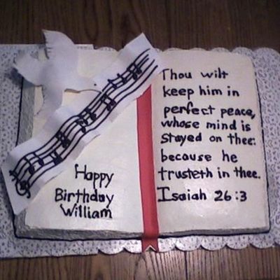Birthday Bible Cake