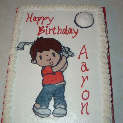 Boy Golfing Birthday