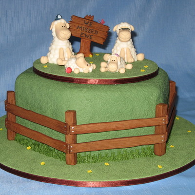 Welcome Home Sheep Cake