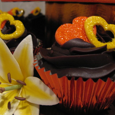 Choc Orange Cupcakes