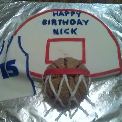 Basketball Birthday Cake