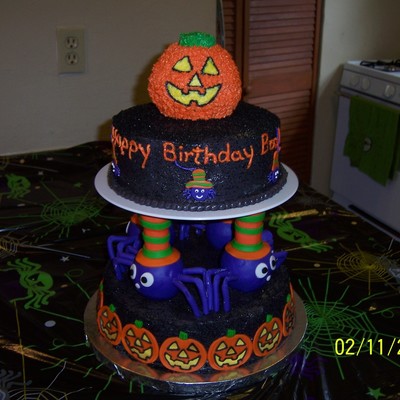 Halloween Birthday Cake