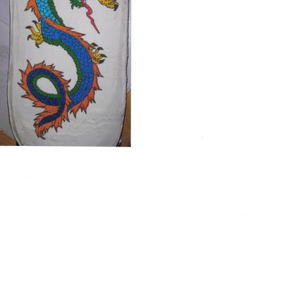 Skateboard W/ Dragon