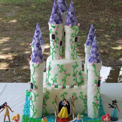 Princess Castle Cake