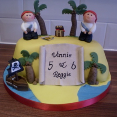 Pirate Birthday Cake