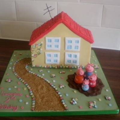 Peppa Pig Birthday Cake