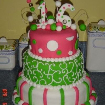 Sweet 16 Cake