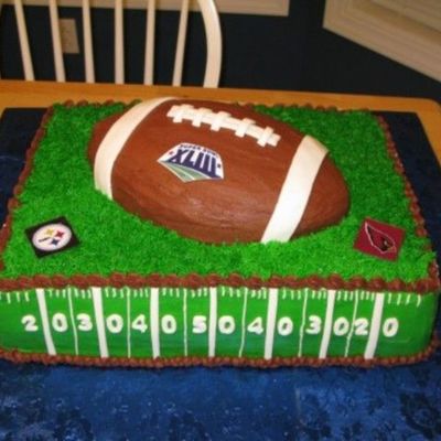 2009 Superbowl Cake