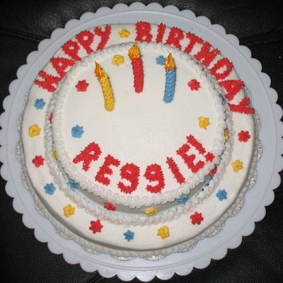 Reggie's Birthday Cake