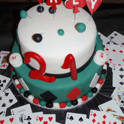 21St Casino Cake