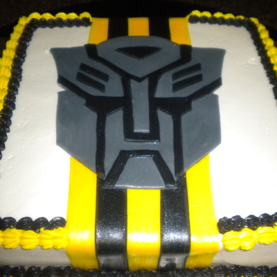 Transformer/ Bumble Bee Cake