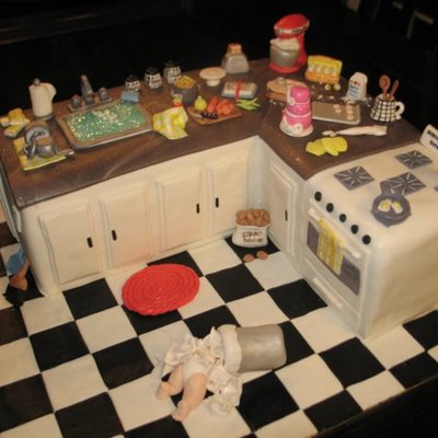 Kitchen Birthday Cake!