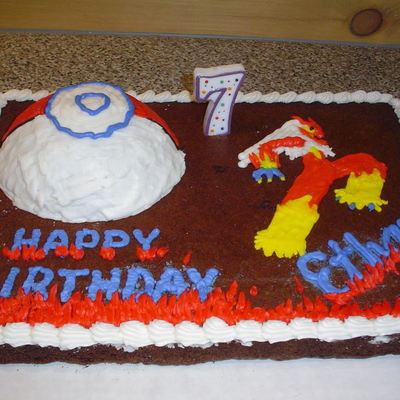 Pokemon Birthday Brownie