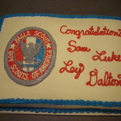Eagle Scout Award Cake