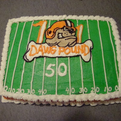 50Th Birthday Cake/ Dawg Pound
