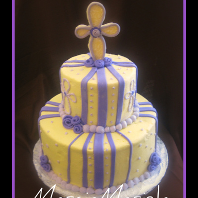 Baptism Cake