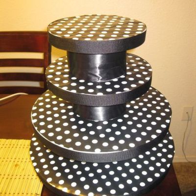 Homemade Cupcake Stand