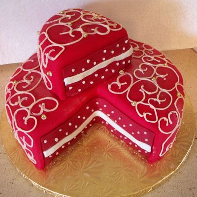 Red Slice Cake