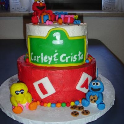 Sesame Street Babies Cake