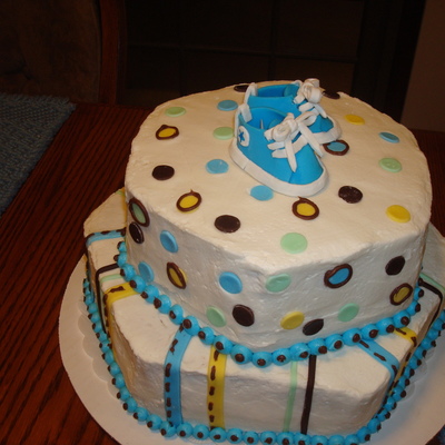 Baby Boy Shower Cake