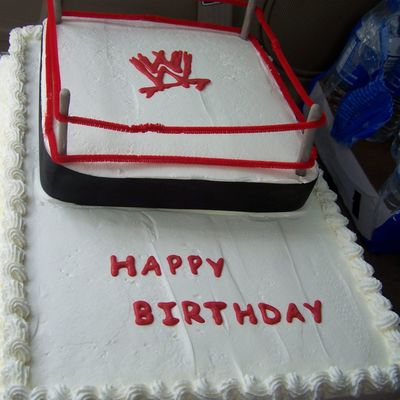 Wrestling Cake