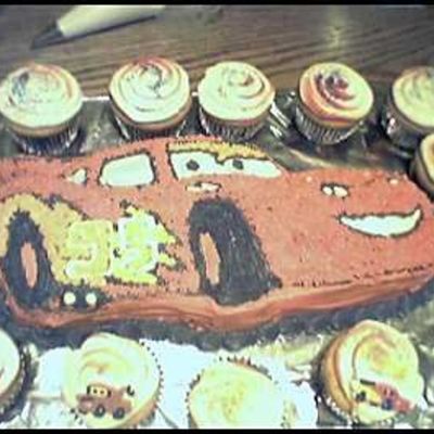 Tanner's 3Rd Birthday "cars" Cake