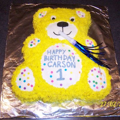 Carson's 1St Birthday Cake