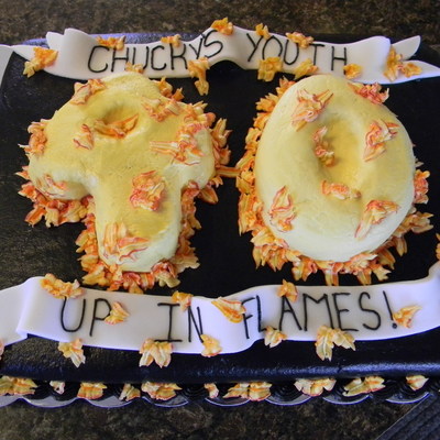 Over The Hill Forty On Fire