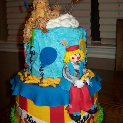 Clown And Monkey Birthday