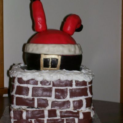 Santa Stuck In Chimney
