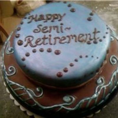 Semi Retirement Cake