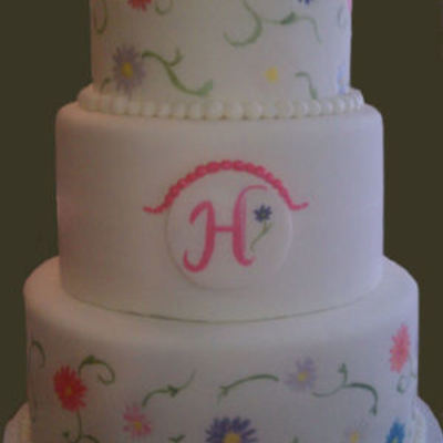 Daisy Themed Baby Shower With Monogram