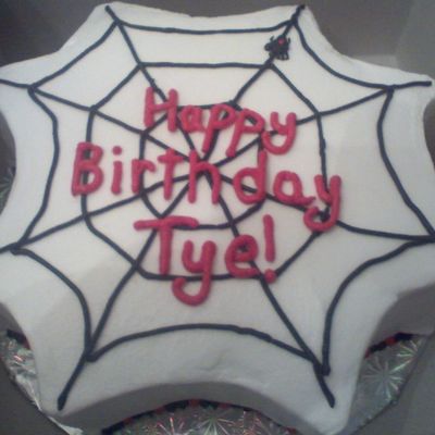 Spider Web Cake
