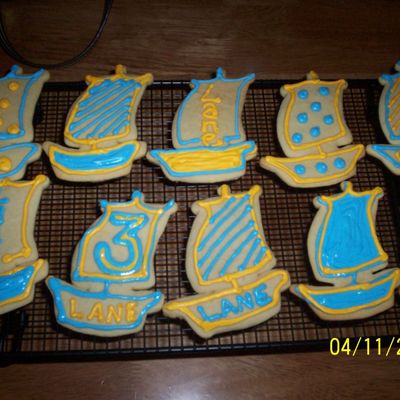 Pirate Ship Cookies